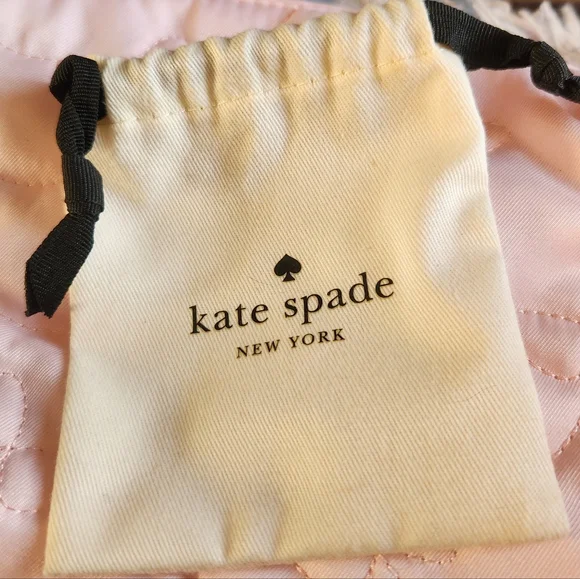 Kate Spade Triple Faux Pearl Drop Earrings - Includes Dust Bag - Picture 4 of 4